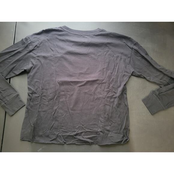 NWT Fifth Sun Gingerbread Man Christmas Shirt - Medium Long SLeeve Black - Picture 4 of 4